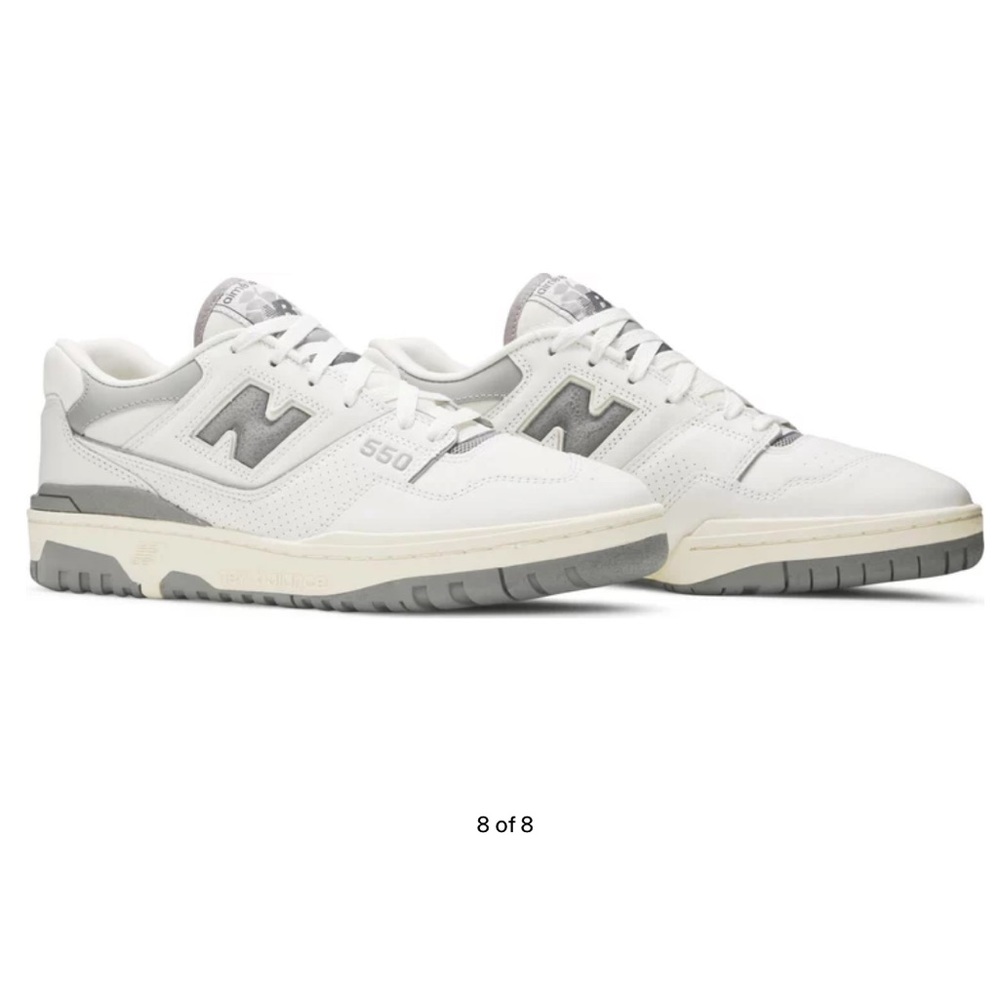 Aime Leon Dore x 550 silver grey, great condition, men’s 6.5 women’s 8